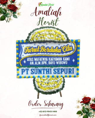 Papan Bunga Duka di Kuningan Barat