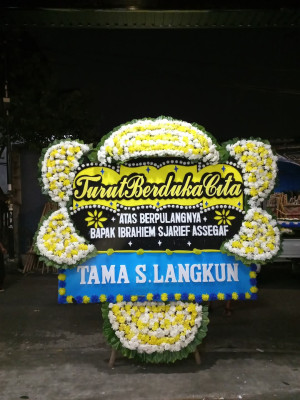 Papan Bunga Duka di Kuningan Barat
