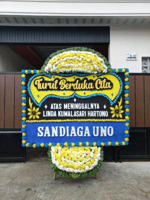 Papan Bunga Duka di Kuningan Barat