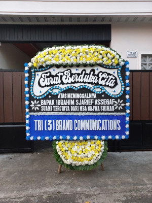 Papan Bunga Duka di Kuningan Barat